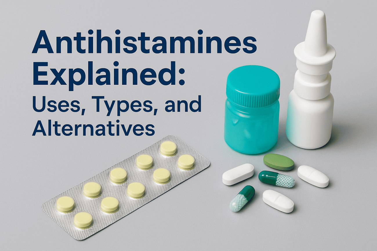 Common antihistamines used for allergy relief